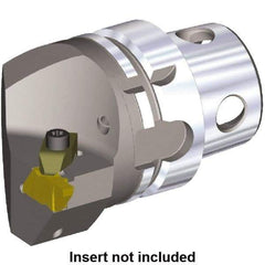 Kennametal - Insert Style NG 4R, 70mm Head Length, Left Hand Cut, Internal/External Modular Threading Cutting Unit Head - System Size KM4X63, 43mm Center to Cutting Edge, Series NE - Best Tool & Supply