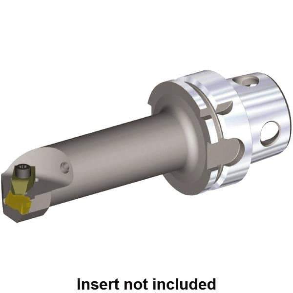 Kennametal - Insert Style NG 3L, 140mm Head Length, Right Hand Cut, Internal Modular Threading Cutting Unit Head - System Size KM4X63, 22mm Center to Cutting Edge, Series NE - Best Tool & Supply