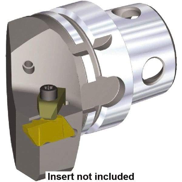 Kennametal - Insert Style NG 3R, 70mm Head Length, Right Hand Cut, External Modular Threading Cutting Unit Head - System Size KM4X63, 43mm Center to Cutting Edge, Series NS - Best Tool & Supply