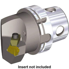 Kennametal - Insert Style NG 6L, 100mm Head Length, Right Hand Cut, Internal/External Modular Threading Cutting Unit Head - System Size KM4X100, 63mm Center to Cutting Edge, Series NE - Best Tool & Supply