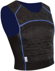 Techniche - Size S, Black & Blue Cooling Vest - Pullover, Spandex, Nylon, HyperKewl - Best Tool & Supply