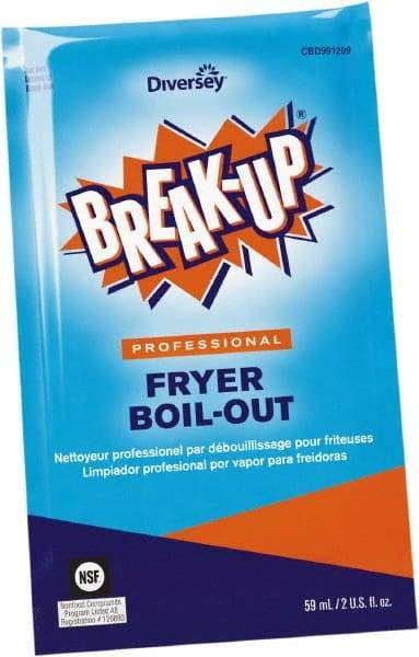 Break-Up - 2 oz Packet Cleaner/Degreaser - Liquid, Disinfectant, Unscented - Best Tool & Supply