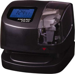 Amano - Time Clocks & Time Recorders Punch Style: Manual/Automatic Power Source: 115V 60 Hz AC - Best Tool & Supply