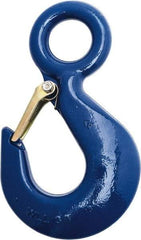 Campbell - 10,000 Lb Capacity, Chain Grade 100, Alloy Steel Eye Hook - 7-3/4" Reach, 2" Eye ID, 10-1/2" OAL - Best Tool & Supply