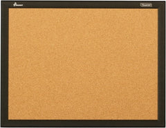 Ability One - Cork Bulletin Boards; Style: Open Cork Bulletin Board ; Color: Neutral Tan ; Material: Aluminum Frame ; Width (Inch): 48 ; Height (Inch): 36 - Exact Industrial Supply