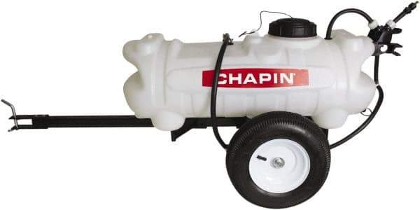 Chapin - 15 Gal Tow Behind Sprayer - Polyethylene Tank, 15' Reinforced Hose with Brass Wand - Best Tool & Supply