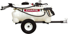 Chapin - 25 Gal Tow Behind Sprayer - Polyethylene Tank, 15' Reinforced Hose with Brass Wand - Best Tool & Supply