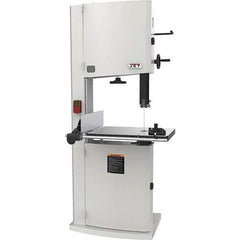 Jet - 20" Throat Capacity, Step Pulley Vertical Bandsaw - 2,530/4,850 SFPM, 5 hp, Single Phase - Best Tool & Supply