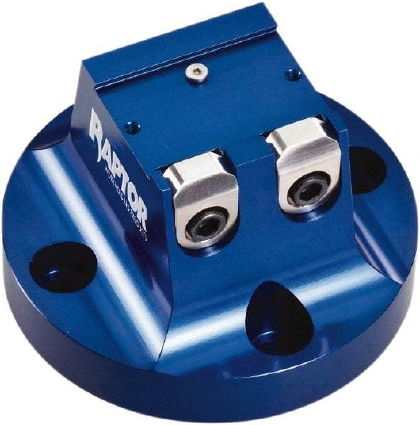 Raptor Workholding - 3" High x 5" Wide Dovetail Vise - 1-1/2" Jaw Opening Capacity, 1/8" High x 2.35" Wide Jaw, For 4 & 5 Axis Workholding Systems - Best Tool & Supply