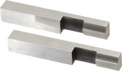 SPI - 2.366 Inch Overall Length, 0.315 Inch Jaw Thickness, 0.25 Inch Radius, Gage Block Cylindrical Jaws - Radius 0.00003 Inch, Pair 0.00004 Inch Accuracy, Sold As Pair, For Use with Rectangular Gage Blocks, 2 Pieces - Best Tool & Supply