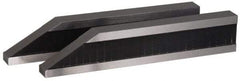 SPI - 4 Inch Overall Length, 0.75 Inch Jaw Thickness, Gage Block Bevel End Jaws - Flatness per 2 Inch +/-0.00002 Inch Accuracy, Sold As Pair, For Use with Rectangular Gage Blocks, 2 Pieces - Best Tool & Supply