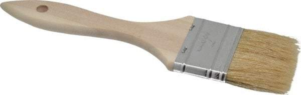 Premier Paint Roller - 1" Flat Hog Chip Brush - 1-3/4" Bristle Length, 5" Wood Dowel Handle - Best Tool & Supply