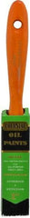 Premier Paint Roller - 1" Flat Hog Varnish Brush - 2-1/4" Bristle Length, 6-1/4" Wood Handle - Best Tool & Supply