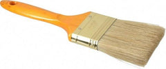 Premier Paint Roller - 2-1/2" Flat Hog Varnish Brush - 2-3/4" Bristle Length, 7" Wood Handle - Best Tool & Supply