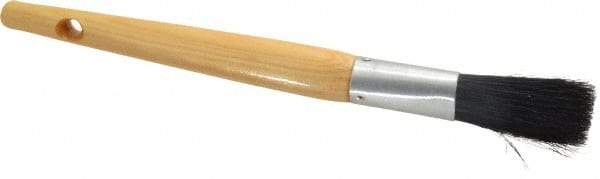 Premier Paint Roller - 3/8" Oval Hog Sash Brush - 2" Bristle Length, 6" Wood Handle - Best Tool & Supply