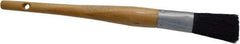 Premier Paint Roller - 5/8" Oval Hog Sash Brush - 2-1/4" Bristle Length, 6" Wood Handle - Best Tool & Supply