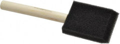 Premier Paint Roller - 2" Foam Foam Paint Brush - 2-1/2" Bristle Length, 4" Wood Handle - Best Tool & Supply