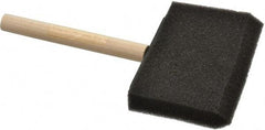 Premier Paint Roller - 4" Foam Foam Paint Brush - 2-1/2" Bristle Length, 4" Wood Handle - Best Tool & Supply