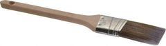 Premier Paint Roller - 1-1/2" Angled Synthetic Sash Brush - 2-1/2" Bristle Length, 9" Wood Rattail Handle - Best Tool & Supply