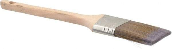 Premier Paint Roller - 2" Angled Synthetic Sash Brush - 2-3/4" Bristle Length, 9" Wood Rattail Handle - Best Tool & Supply