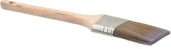 Premier Paint Roller - 2" Angled Synthetic Sash Brush - 2-3/4" Bristle Length, 9" Wood Rattail Handle - Best Tool & Supply