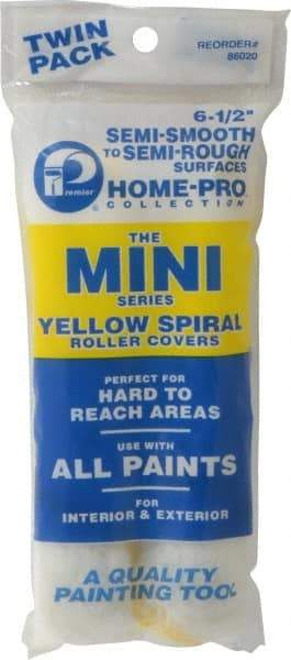 Premier Paint Roller - Mini Paint Roller - 6-1/2" Wide, Includes Roller Cover - Best Tool & Supply