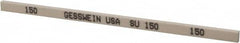 Made in USA - 150 Grit Aluminum Oxide Rectangular Polishing Stone - Exact Industrial Supply