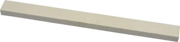 Made in USA - 900 Grit Aluminum Oxide Rectangular Polishing Stone - Super Fine Grade, 1/2" Wide x 6" Long x 1/4" Thick - Best Tool & Supply