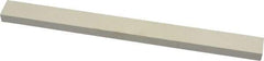 Made in USA - 900 Grit Aluminum Oxide Rectangular Polishing Stone - Super Fine Grade, 1/2" Wide x 6" Long x 1/4" Thick - Best Tool & Supply