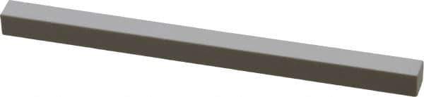 Made in USA - 600 Grit Aluminum Oxide Square Polishing Stone - Super Fine Grade, 1/4" Wide x 4" Long x 1/4" Thick - Best Tool & Supply