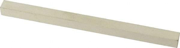 Made in USA - 900 Grit Aluminum Oxide Square Polishing Stone - Super Fine Grade, 1/4" Wide x 4" Long x 1/4" Thick - Best Tool & Supply