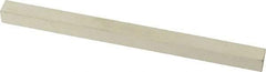 Made in USA - 900 Grit Aluminum Oxide Square Polishing Stone - Super Fine Grade, 1/4" Wide x 4" Long x 1/4" Thick - Best Tool & Supply