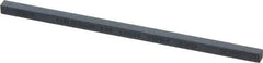 Made in USA - 320 Grit Silicon Carbide Square Polishing Stone - Extra Fine Grade, 5/32" Wide x 6" Long x 5/32" Thick - Best Tool & Supply