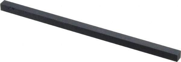 Made in USA - 320 Grit Silicon Carbide Square Polishing Stone - Extra Fine Grade, 1/4" Wide x 6" Long x 1/4" Thick - Best Tool & Supply