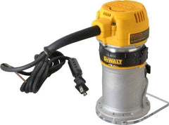 DeWALT - 16,000 to 27,000 RPM, 1.25 HP, 7 Amp, Fixed Base Electric Router - 115 Volts, 1/4 Inch Collet - Best Tool & Supply