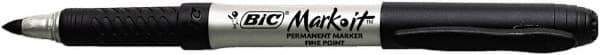 Bic - Black Permanent Marker - Fine Tip, Alcohol Base Ink - Best Tool & Supply