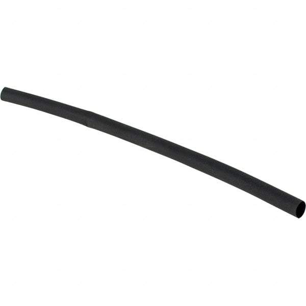 Value Collection - 6" Long Heat Shrink Electrical Tubing - Black - Best Tool & Supply