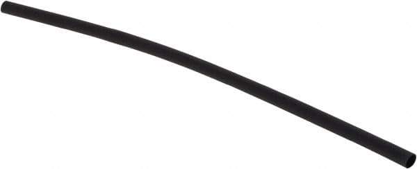 Value Collection - 6" Long Heat Shrink Electrical Tubing - Black - Best Tool & Supply