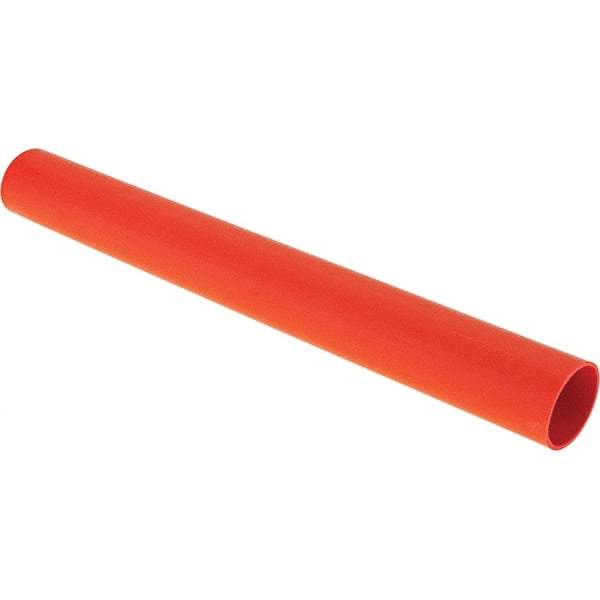 Value Collection - 8" Long Heat Shrink Electrical Tubing - Red - Best Tool & Supply