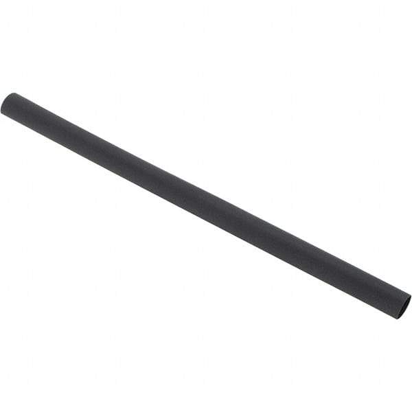 Value Collection - 6" Long Heat Shrink Electrical Tubing - Black - Best Tool & Supply