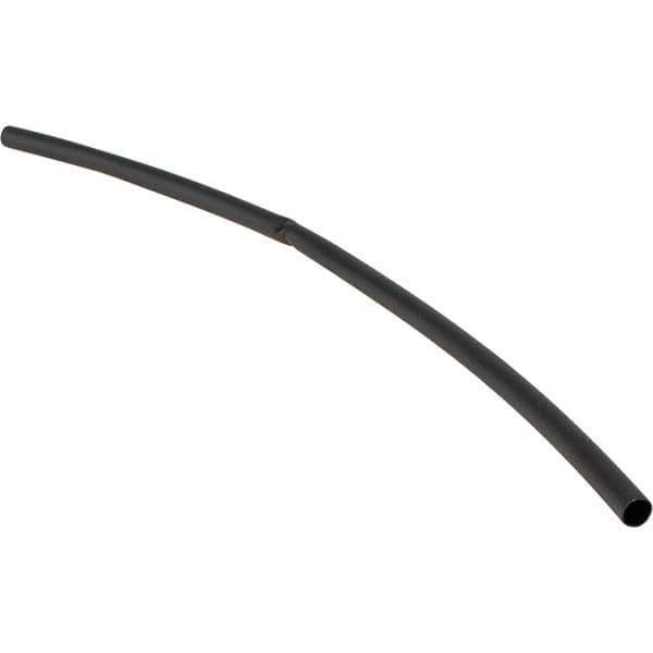 Value Collection - 12" Long Heat Shrink Electrical Tubing - Black - Best Tool & Supply