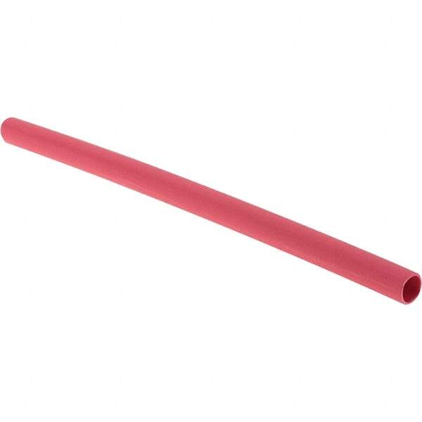 Value Collection - 6" Long Heat Shrink Electrical Tubing - Red - Best Tool & Supply