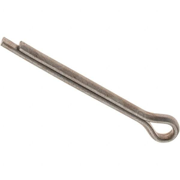 Value Collection - 5/32" Diam x 1-1/2" Long Extended Prong Cotter Pin - Grade 2, Zinc-Plated, Steel - Best Tool & Supply