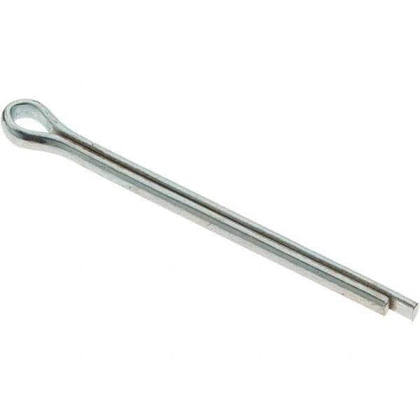 Value Collection - Extended Prong Cotter Pin - Grade 2, Zinc-Plated, Steel - Best Tool & Supply