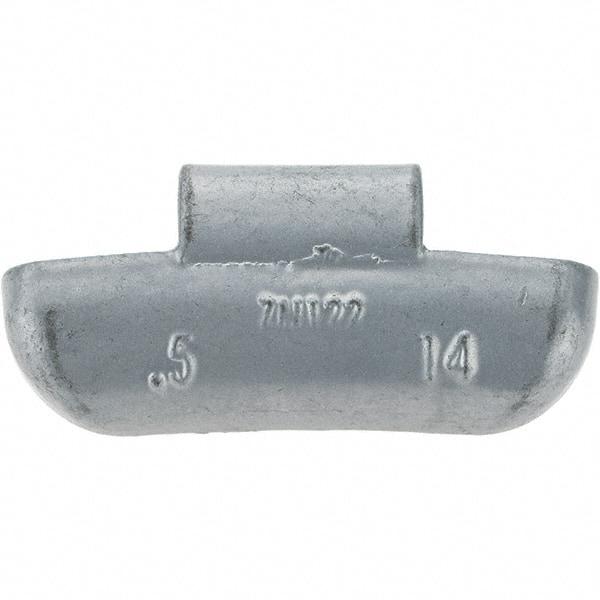 Value Collection - 0.5 oz LH Wheel Weight - Zinc, For Use with Automotive & Light Trucks - Best Tool & Supply