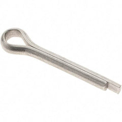 Value Collection - 1/4" Diam x 1-1/2" Long Extended Prong Cotter Pin - Grade 18-8, Uncoated, Stainless Steel - Best Tool & Supply