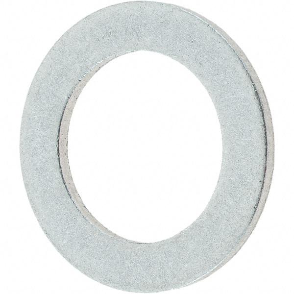 Value Collection - M12 Screw, Aluminum Standard Flat Washer - 14mm ID x 22mm OD, 1.5mm Thick - Best Tool & Supply