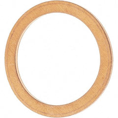 Value Collection - M18 Screw, Copper Standard Flat Washer - 20mm ID x 26mm OD, 1.5mm Thick - Best Tool & Supply