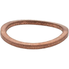 Value Collection - M14 Screw, Copper Standard Flat Washer - 16mm ID x 20mm OD, 1.5mm Thick - Best Tool & Supply