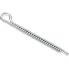 Value Collection - 3/8" Diam x 4" Long Hammerlock Cotter Pin - Grade 2, Zinc-Plated, Steel - Best Tool & Supply